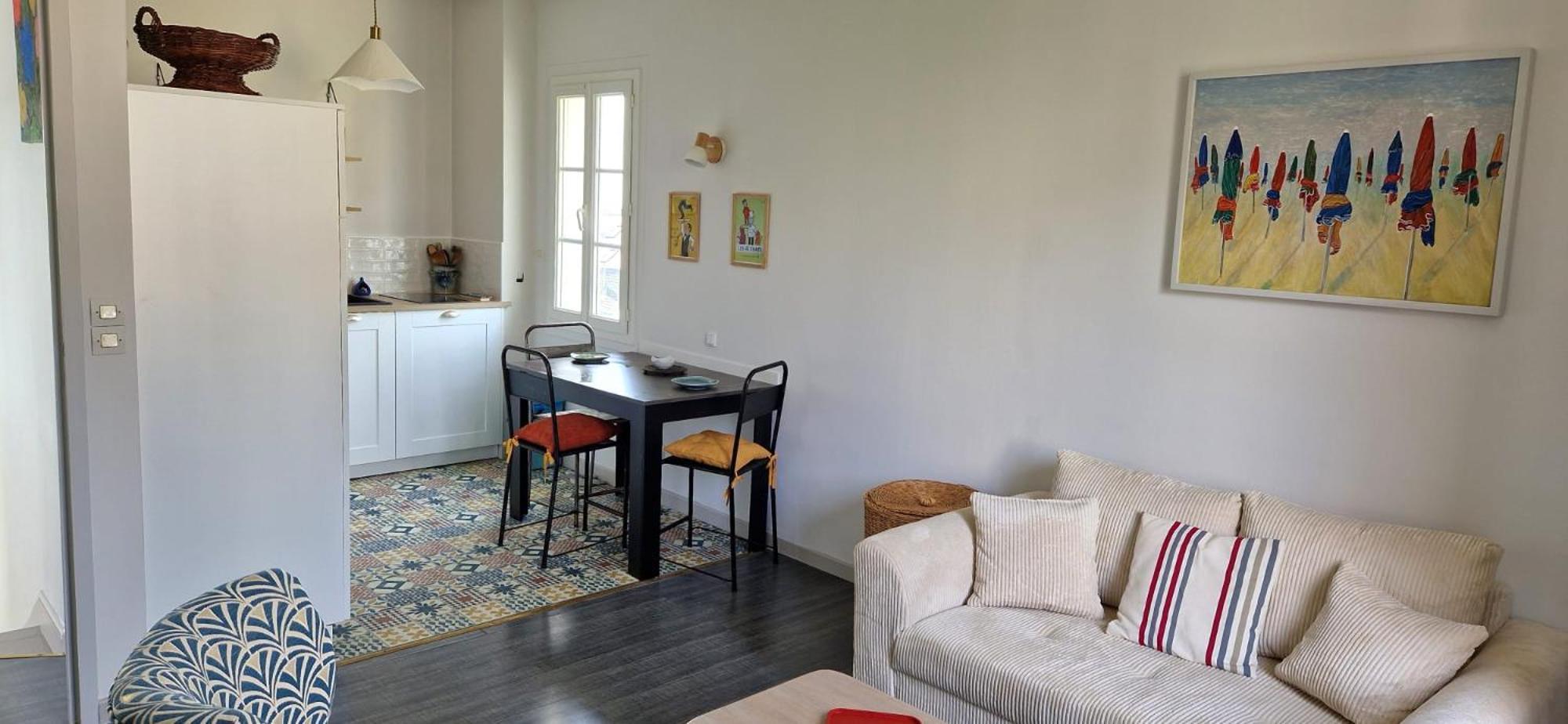 Bel Appartement, 2 Chambres, Parking, Proximite Plage Et Centre Ville ทรูวิลล์-ซูร์-แมร์ ภายนอก รูปภาพ